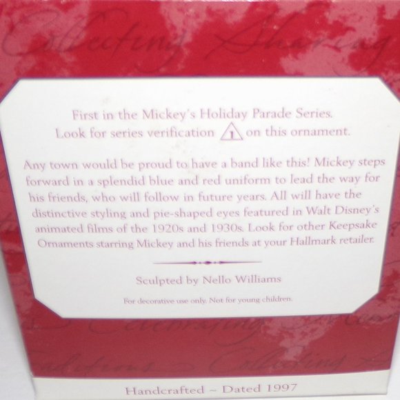 HALLMARK KEEPSAKE ORNAMENT "BANDLEADER MICKEY" MICKEY'S HOLIDAY PARADE! SO COOL! - Picture 2 of 2